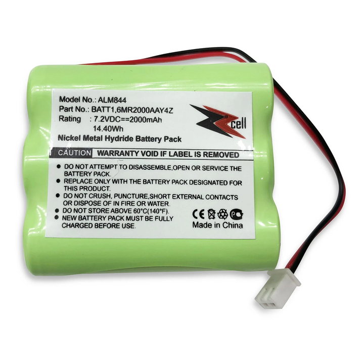 ZZcell Replacement Battery For 2Gig BATT1, BATT1X, BATT2X, 6MR2000AAY4Z, GC2 2GIG-CNTRL2 2GIG-CP2, GCKIT311, 228844, Go Control Panel Alarm System 10-000013-001, PERS-4200
