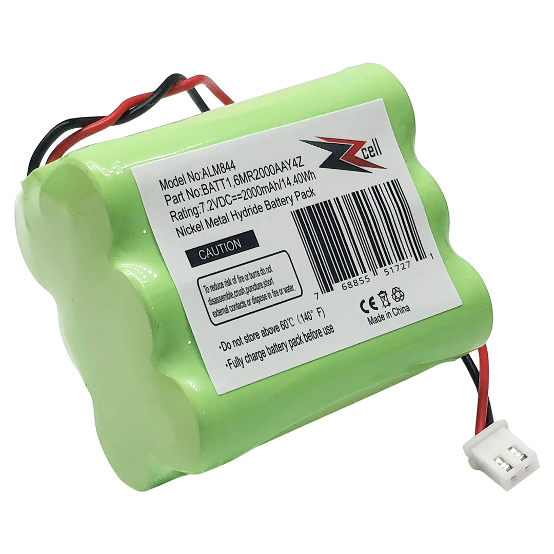 ZZcell Replacement Battery For 2Gig BATT1, BATT1X, BATT2X, 6MR2000AAY4Z, GC2 2GIG-CNTRL2 2GIG-CP2, GCKIT311, 228844, Go Control Panel Alarm System 10-000013-001, PERS-4200