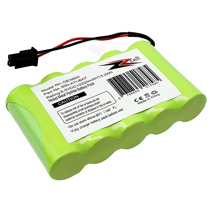 ZZcell Battery Compatible with GE Interlogix Simon Xti, XTi-5 Alarm Security System 600-XTI-BAT Wireless Control Panel 6V 2200mAh
