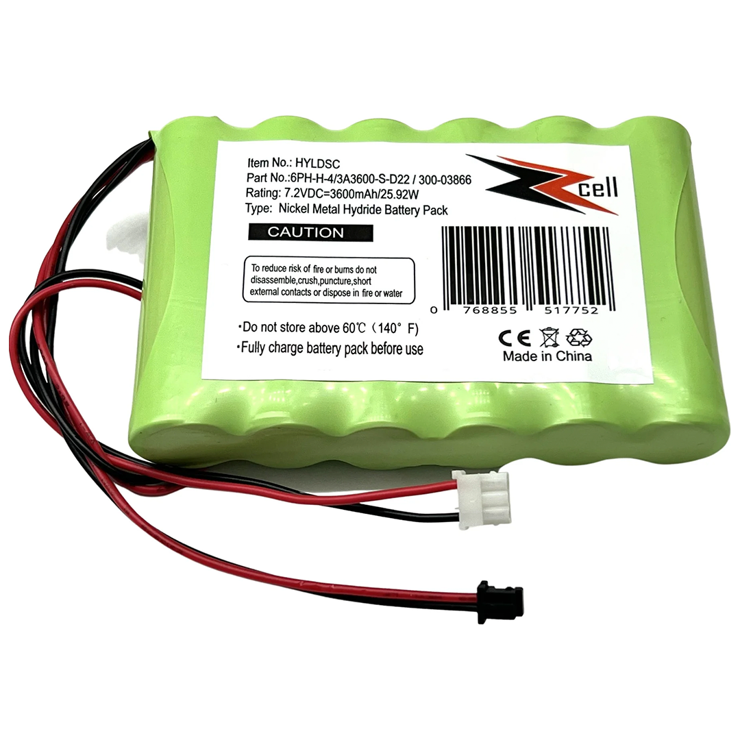 ZZcell Battery Replacement for DSC Impassa 9057 Control Panel, 6PH-H-4/3A3600-S-D22, ADT Wireless Alarm Systems and Honeywell 300-03866, Lynx 5100, 5200, 5210, Touch 7000, Lyric Controller, Keypad LCP500-L, LYNXRCHKIT-SHA