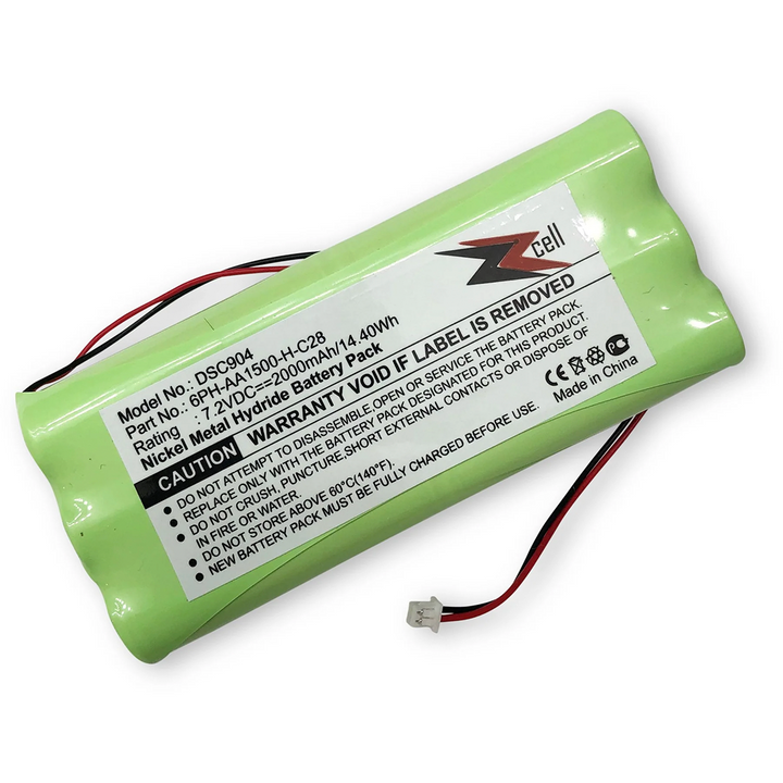 ZZcell® High Capacity Battery Replacement for DSC 6PH-AA1500-H-C28, 9047 Powerseries Security Alarm System, SCW9045, Direct Sensor 17-145A, 2000mAh
