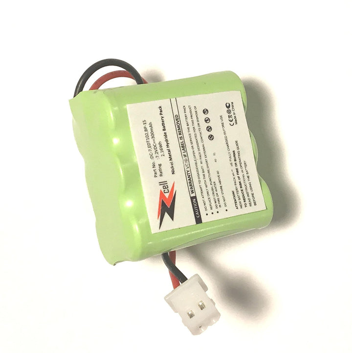 ZZcell Battery for Dogtra Transmitter DC-7, 40AAAM6YMX, BP-15, BP-15RT, 1000NC, 1100NC, 1200NC, 1202NC, 1202NCP, 1400NCP, 1600NCP, D500, 300mAh