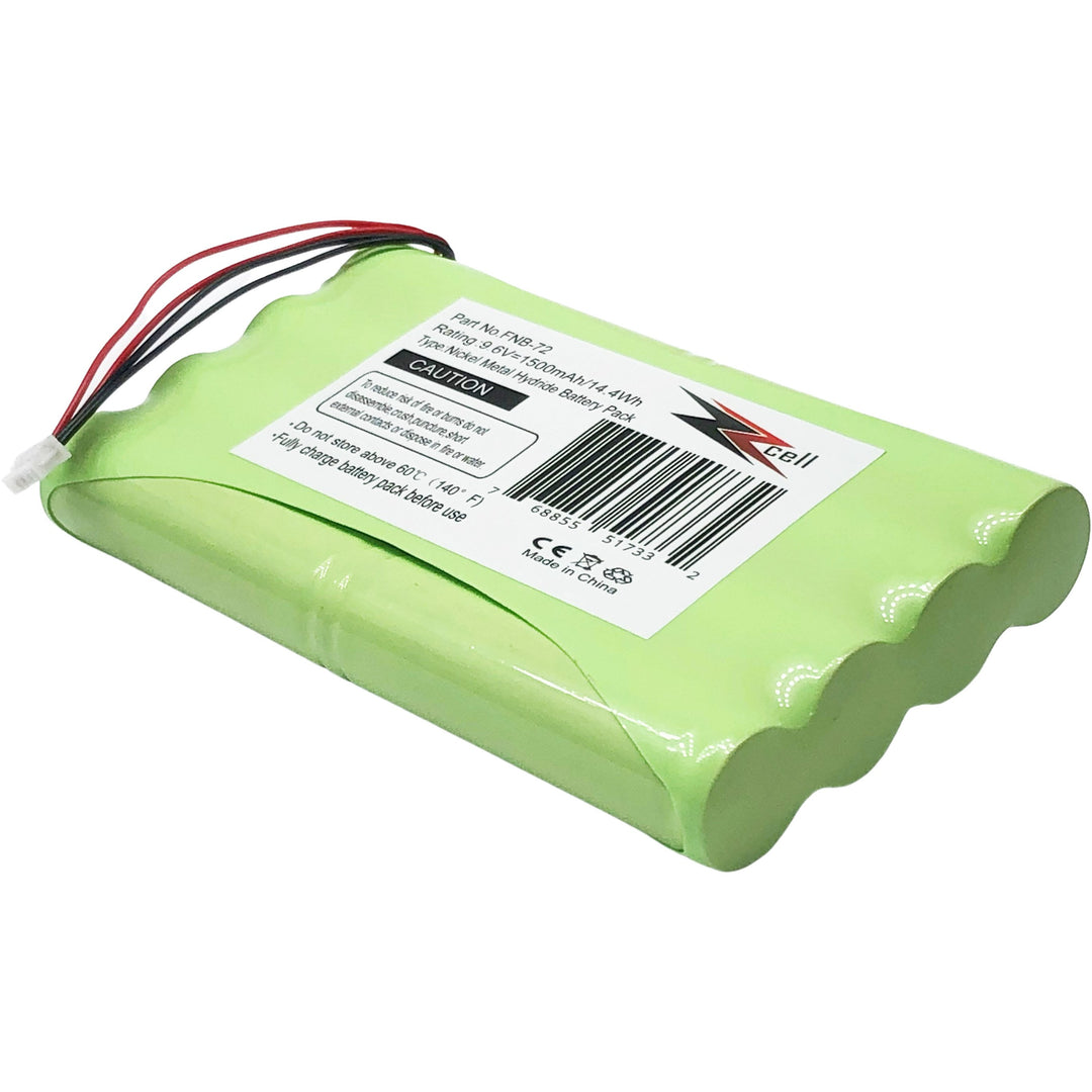 ZZcell Replacement Battery for Yaesu Vertex FNB-72, FNB-72x, FNB-72xe, FNB-72xh, FNB7-72xx, FNB-85, FT-817, FT-817ND, Two Way Radio