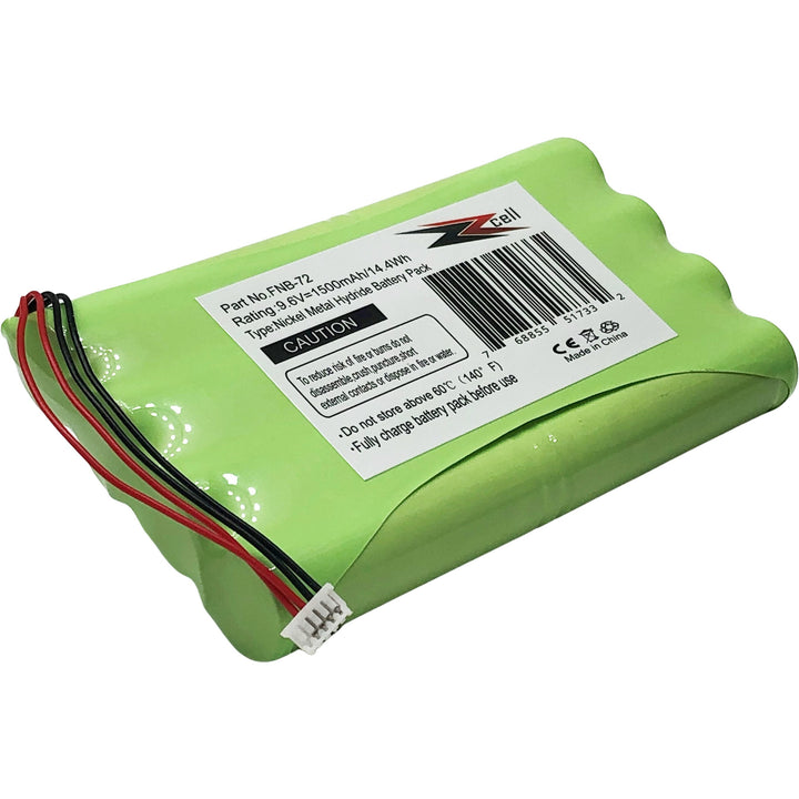ZZcell Replacement Battery for Yaesu Vertex FNB-72, FNB-72x, FNB-72xe, FNB-72xh, FNB7-72xx, FNB-85, FT-817, FT-817ND, Two Way Radio