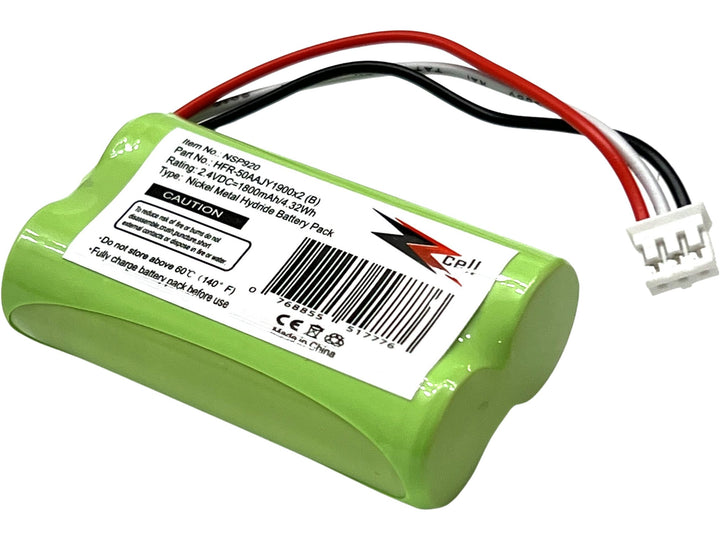 ZZcell Battery Replacement for Nvidia Shield TV Game Controller, P2920, HFR-50AAJY1900x2(B), HRLR15/51, 2.4Volts 1800mAh
