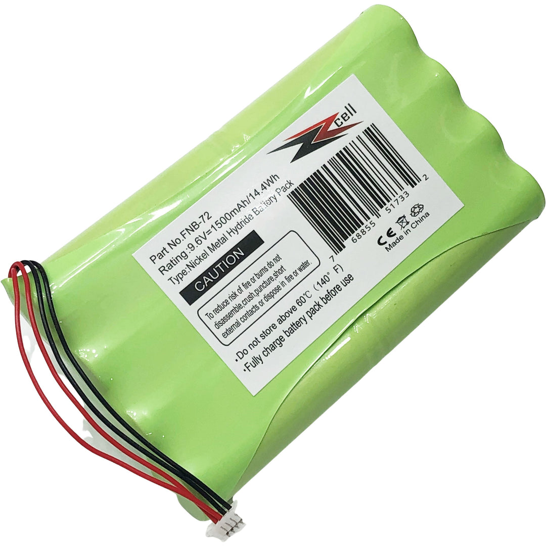 ZZcell Replacement Battery for Yaesu Vertex FNB-72, FNB-72x, FNB-72xe, FNB-72xh, FNB7-72xx, FNB-85, FT-817, FT-817ND, Two Way Radio