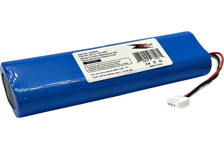 ZZcell Battery Replacement for Ecovacs Deebot Ozmo 900, 901, 905, 930, 937, 920, DG36, DG70, DG3G, DX55, T5 Neo, O900, 14.4Volts 3000mAh