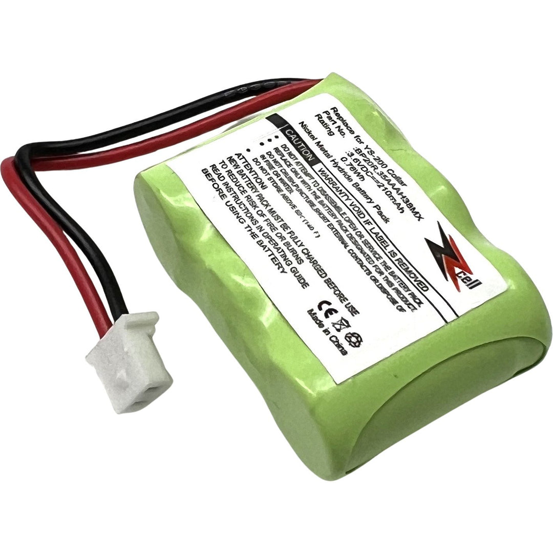 2-Pack ZZcell Battery for Dogtra Receiver 175NCP, 200NCP, 202NCP, 280NCP, 282NCP, 300M, 302M, 7000M, 7002M, EF-3000 Old, YS-200 Remote Controlled Dog Training Collar