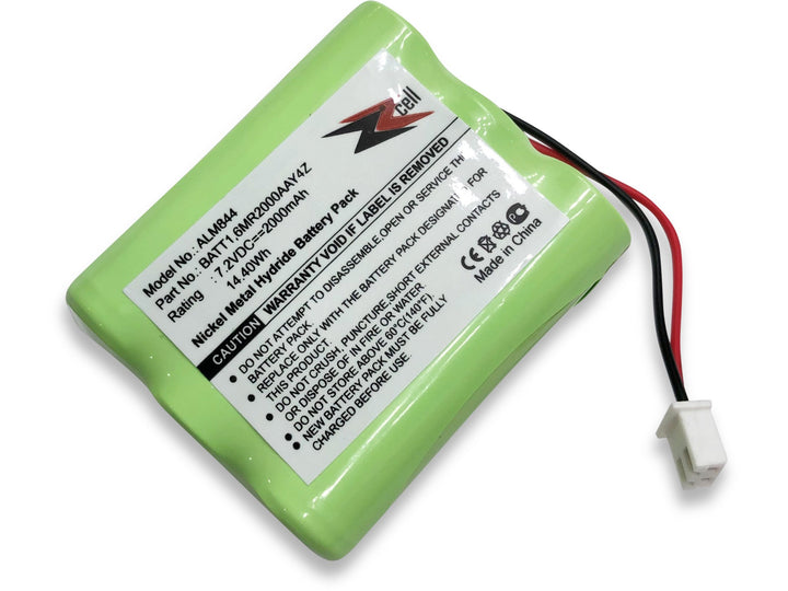 ZZcell Replacement Battery For 2Gig BATT1, BATT1X, BATT2X, 6MR2000AAY4Z, GC2 2GIG-CNTRL2 2GIG-CP2, GCKIT311, 228844, Go Control Panel Alarm System 10-000013-001, PERS-4200