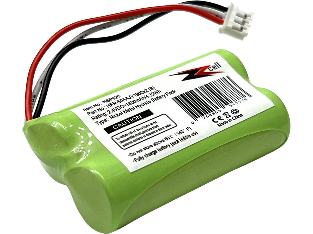 ZZcell Battery Replacement for Nvidia Shield TV Game Controller, P2920, HFR-50AAJY1900x2(B), HRLR15/51, 2.4Volts 1800mAh