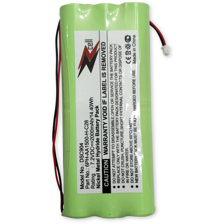 ZZcell® High Capacity Battery Replacement for DSC 6PH-AA1500-H-C28, 9047 Powerseries Security Alarm System, SCW9045, Direct Sensor 17-145A, 2000mAh