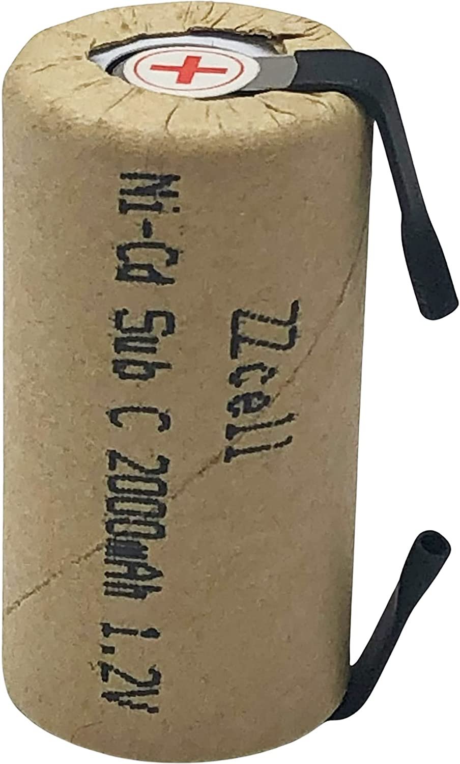 18x ZZcell Sub C Batteries with Tabs Rechargeable for Power Tools 10C Discharge Rate Nicd 1.2V 2000mAh Pack of 18